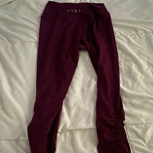 maroon leggings